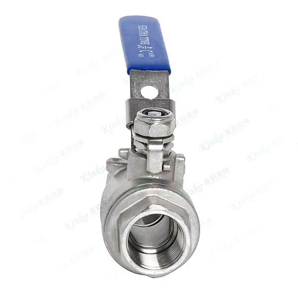 Two-piece ball valve