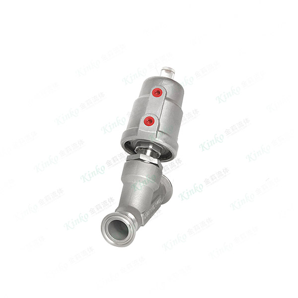 All-stainless steel pneumatic quick-loading angle seat valve