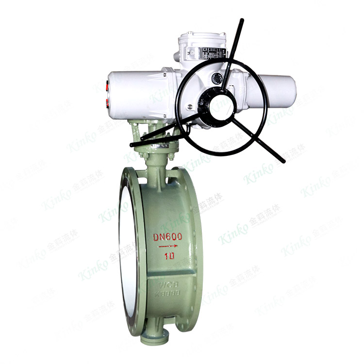 Electric flange butterfly valve