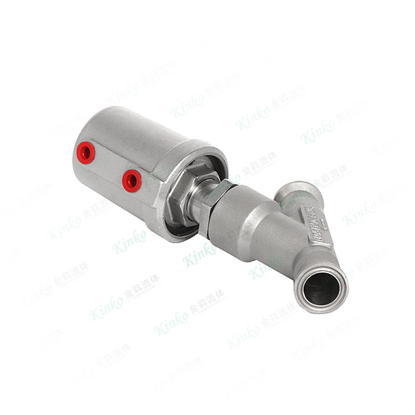 All stainless steel pneumatic quick-loading angle seat valve