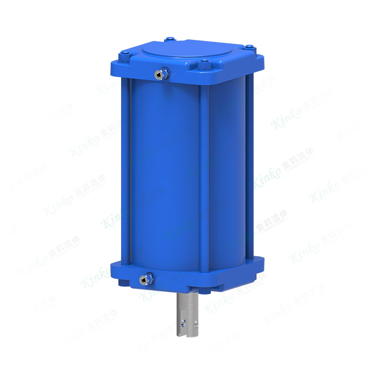 Linear stroke series pneumatic actuators